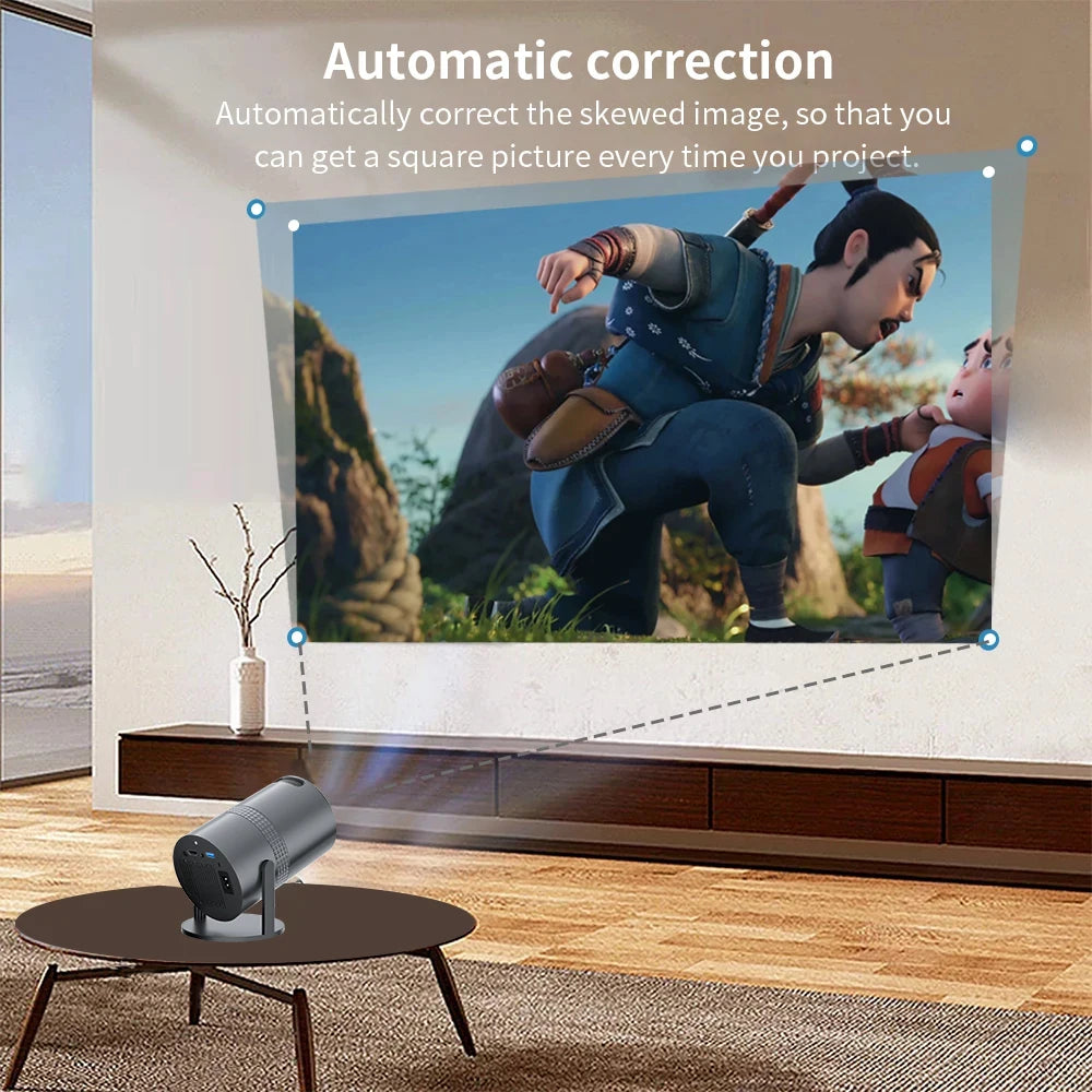 Projector 4K Movie HD TV HDMI P300 Android 11 Wifi 200ANSI BT5.1 720P Office Home Theater Mini Portable Outdoor Cinema